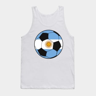 Argentina Soccer Ball Tank Top